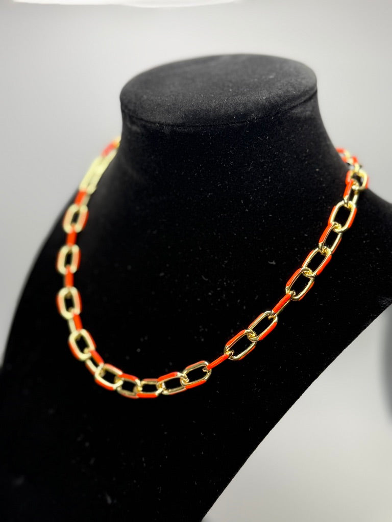 Felicity Necklace - Orange