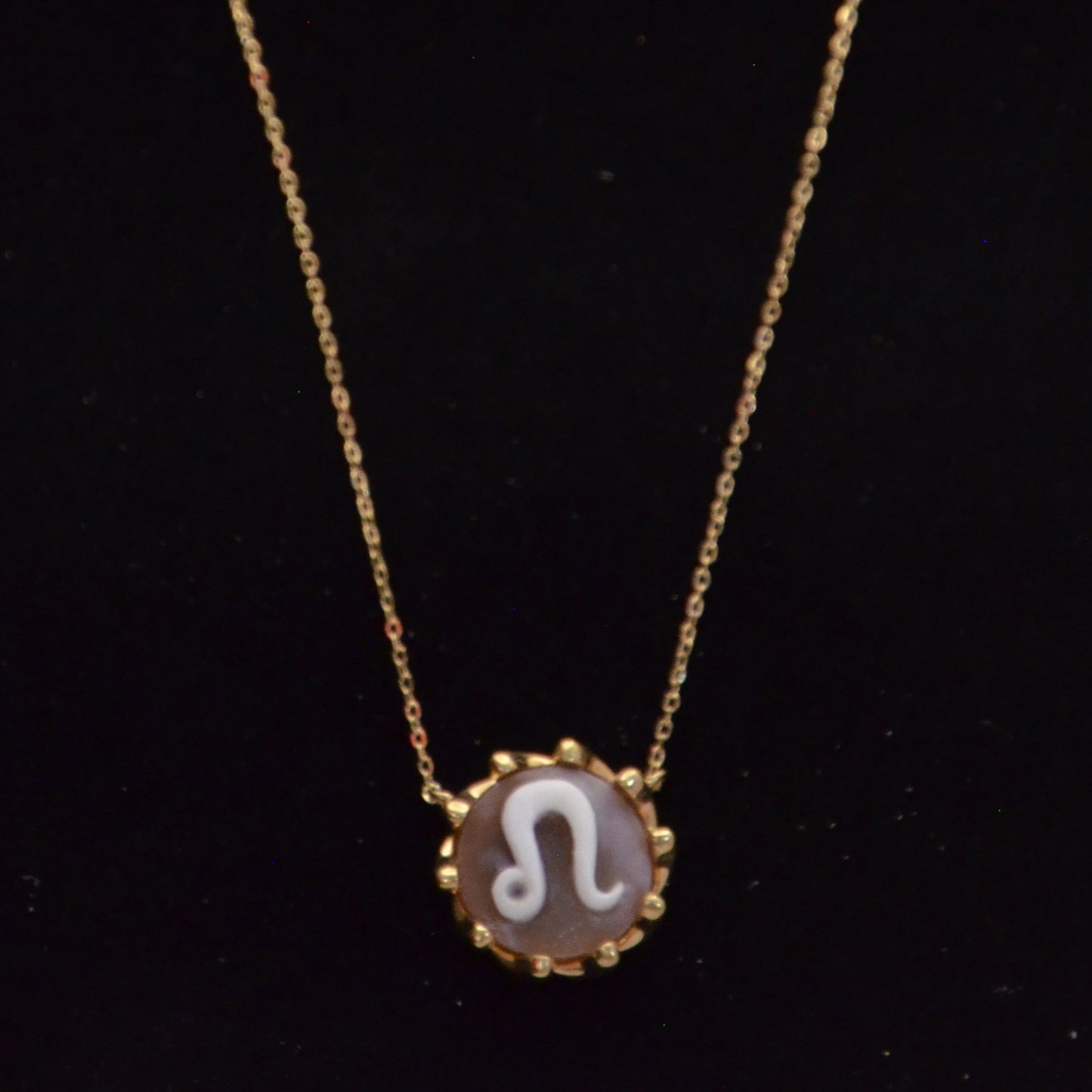 Zodiac Cameo Necklace